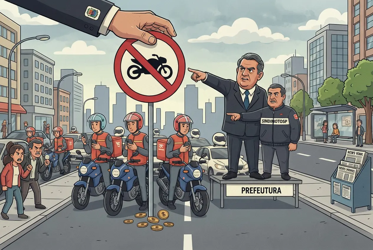 A Volta do Mototáxi em São Paulo: Decisões Judiciais, Pressão Popular e a Polêmica Proibição da Prefeitura