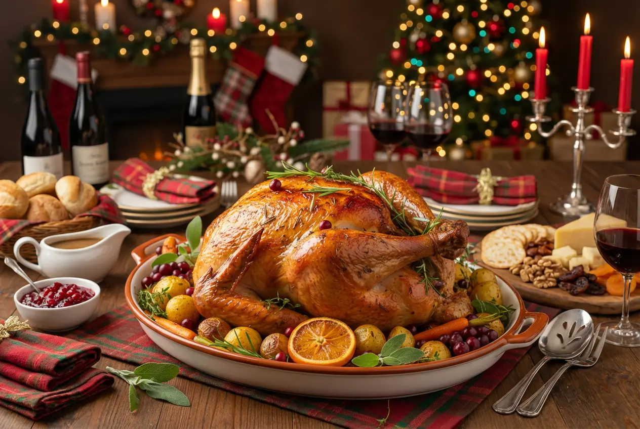 Receita Natalina: Peru Assado Tradicional com Ervas, Manteiga e Laranja