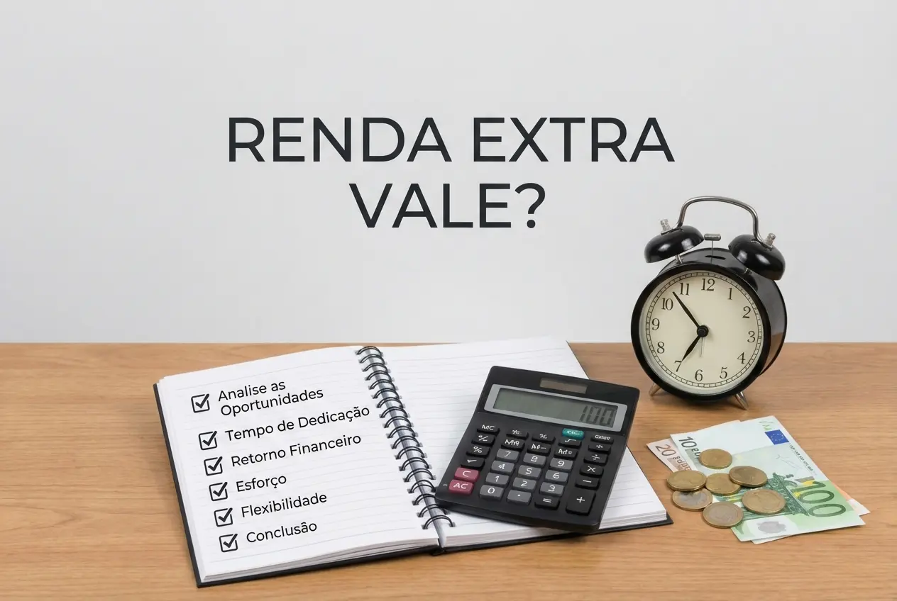 Como Avaliar se uma Renda Extra Vale a Pena (Cálculo por Hora + Checklist Completo)