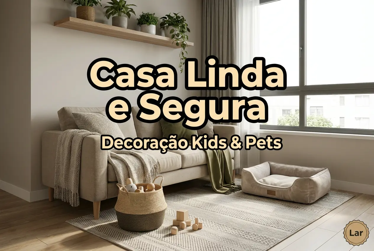 Decoração para Crianças e Pets: Como Ter Uma Casa Segura, Bonita e Fácil de Limpar
