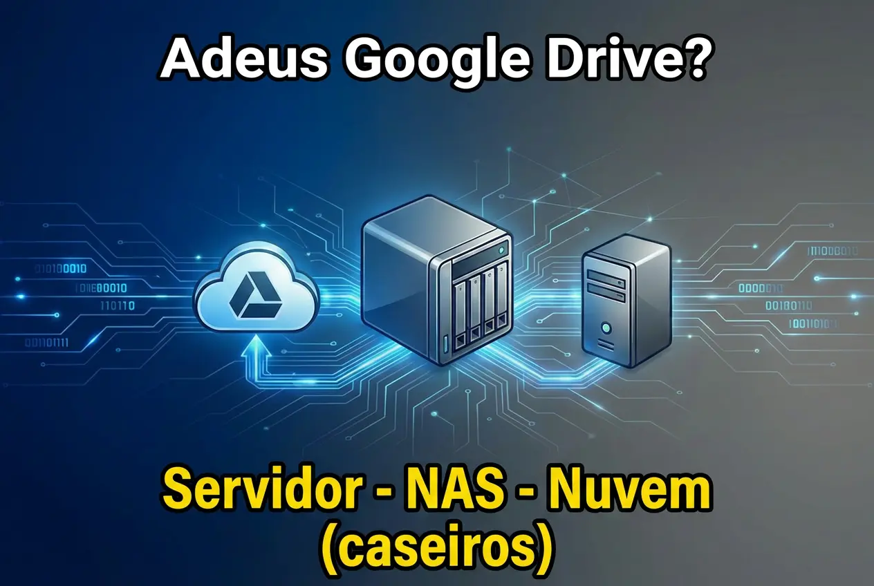 Google Drive é Melhor que NAS? Guia Definitivo para Backup, Armazenamento e Acesso Remoto