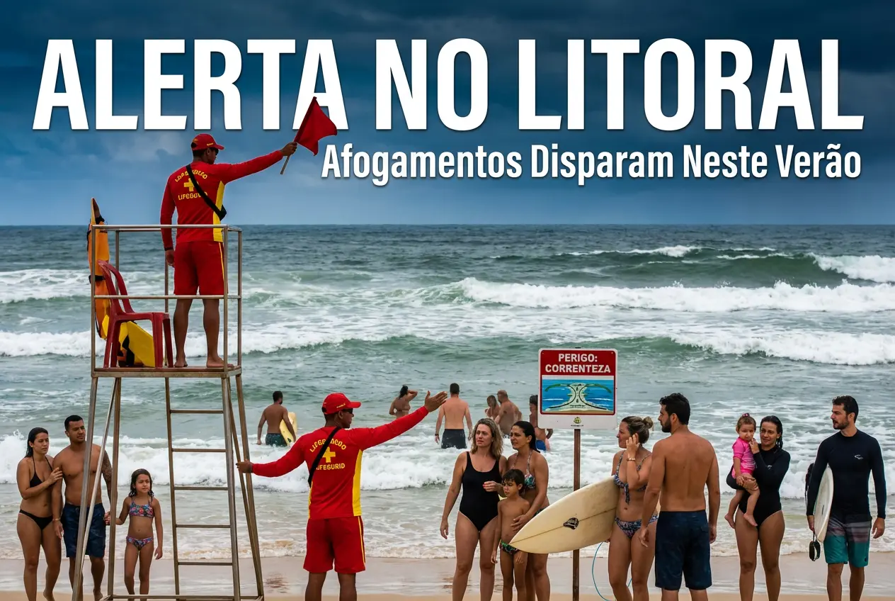 O MAR NÃO PERDOA – ALERTA ESSENCIAL PARA BANHISTAS NO LITORAL DE SP