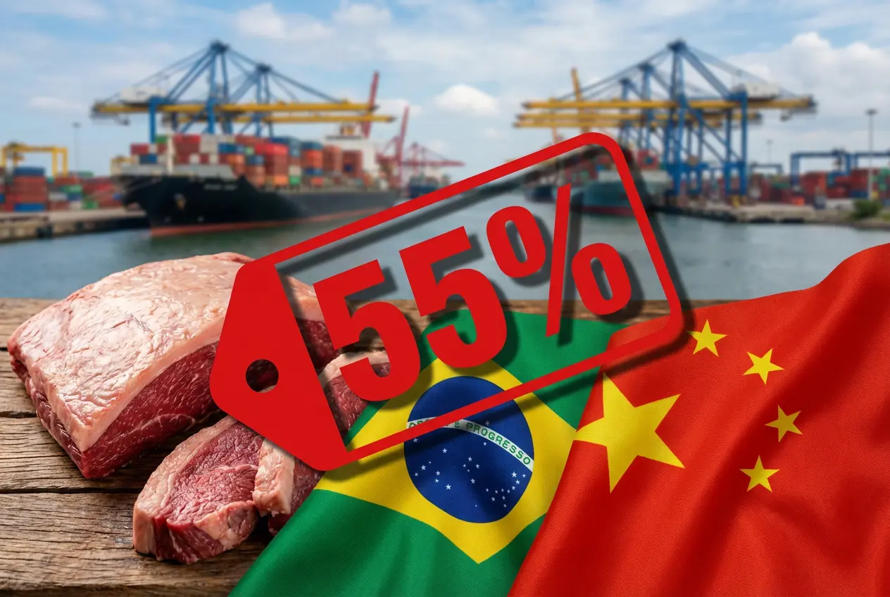 O maior consumidor de carne brasileira taxou o Brasil em 55%: entenda os impactos políticos e econômicos