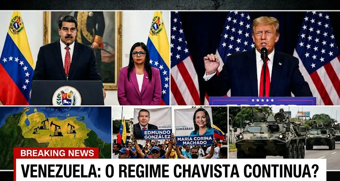 Venezuela – O Regime Chavista Continua? Análise da Captura de Maduro e a Nova Liderança Interina