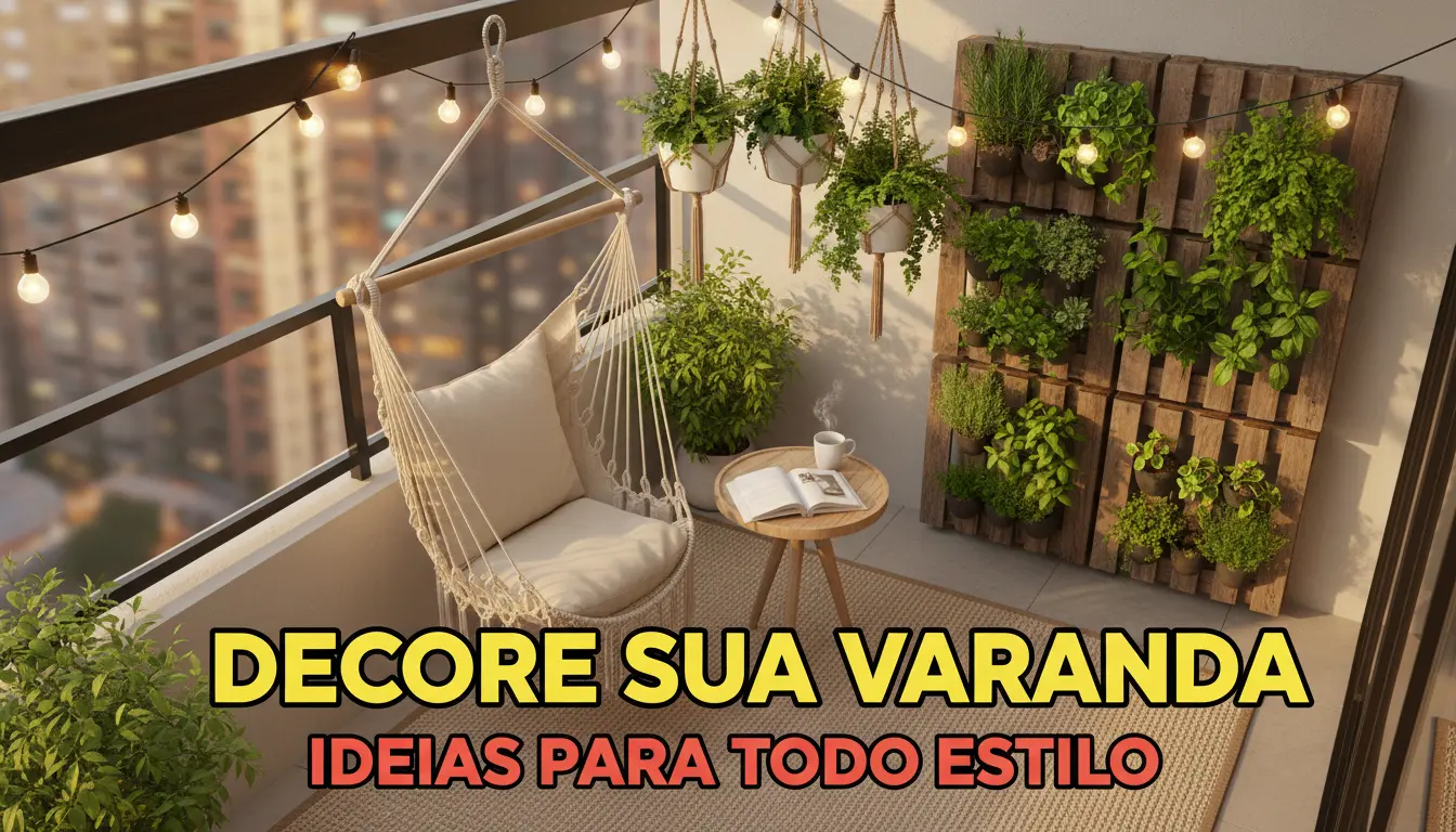 Como Transformar Sua Varanda Pequena em um Refúgio de Bem-Estar com Pouco Investimento