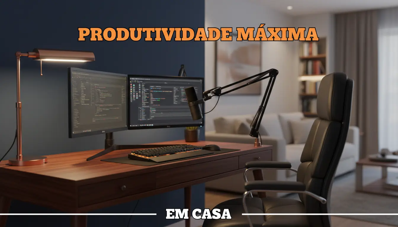 Mais Produtividade e Conforto: Como Criar o Home Office Perfeito para Você.