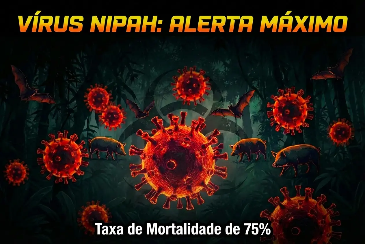 Vírus Nipah: Entenda a Ameaça com Taxa de Mortalidade de 75% Que Preocupa a OMS