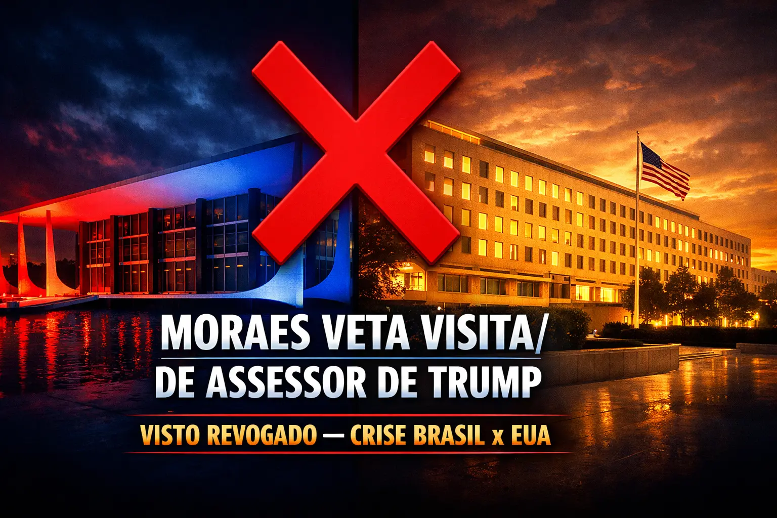 Alexandre de Moraes revoga autorização e impede visita de assessor dos EUA a Bolsonaro