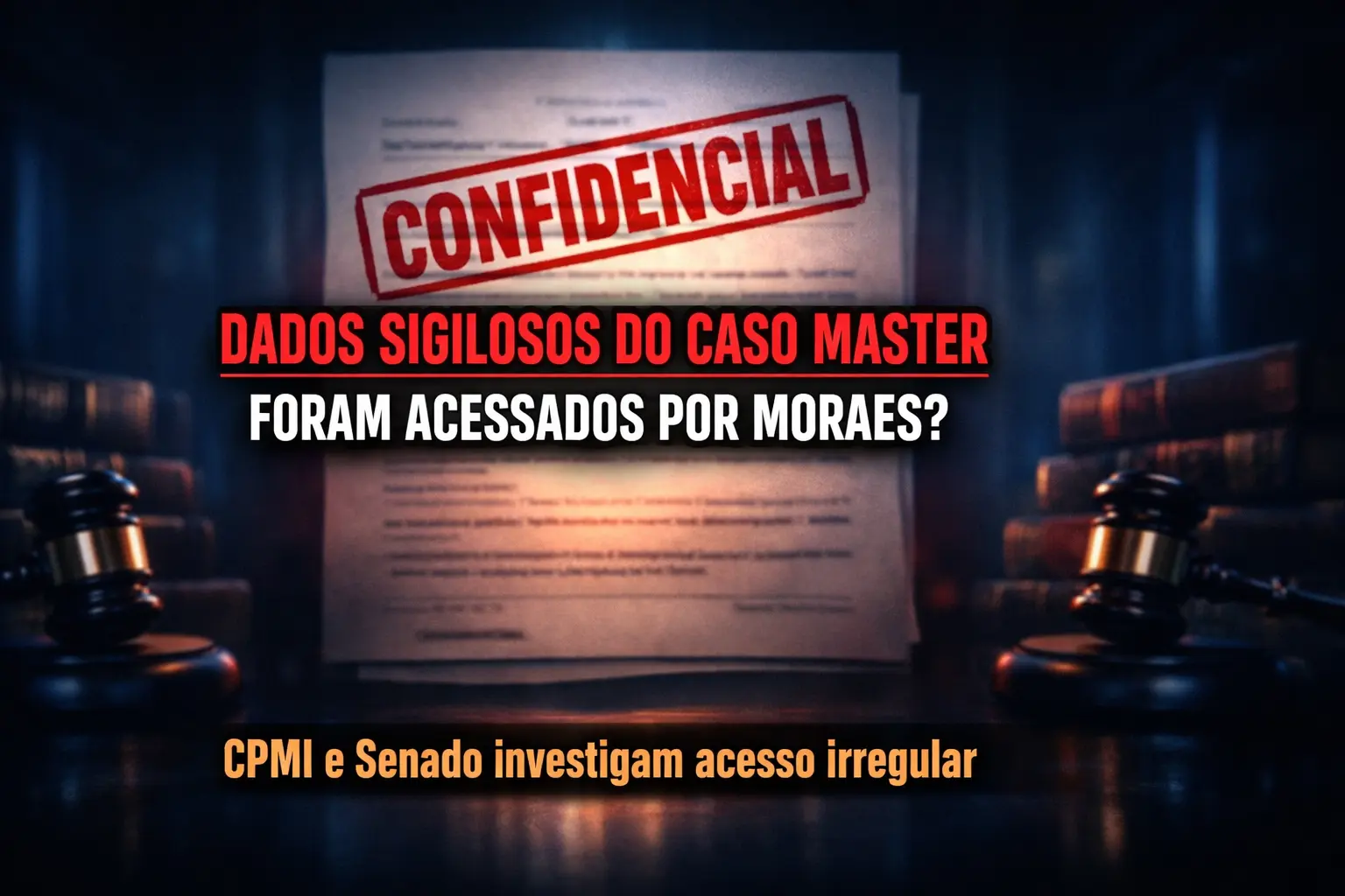 Apresentador afirma que Alexandre de Moraes acessou dados sigilosos sobre Master da CPMI do INSS