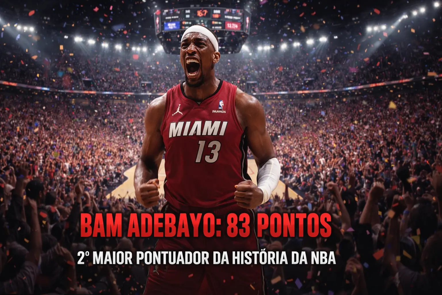 Bam Adebayo marca 83 pontos e faz história na NBA, segundo vídeo do SwishTV BR