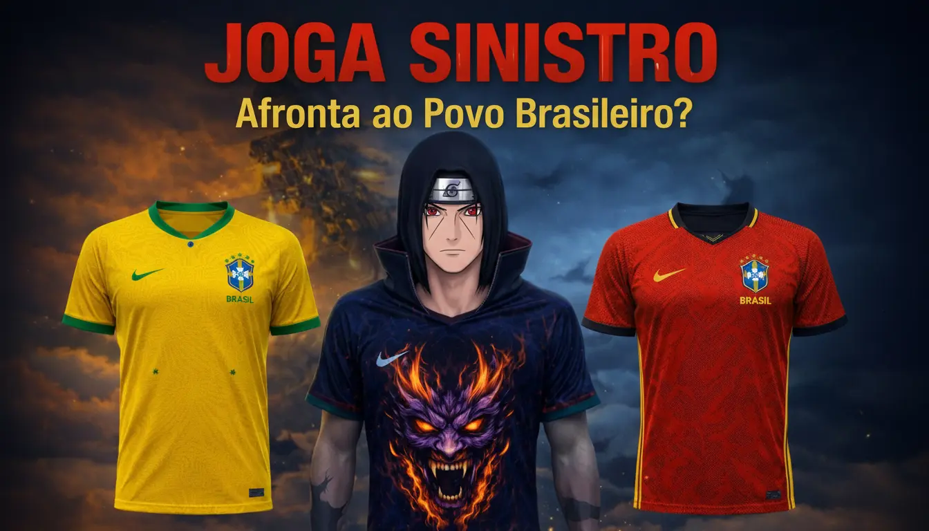 CBF está Afrontando o Povo Brasileiro de Novo? A Família Brasileira? Silhueta Demoníaca – Naruto – Jordan – Brazuca – Camisa Vermelha em Ano Eleitoral