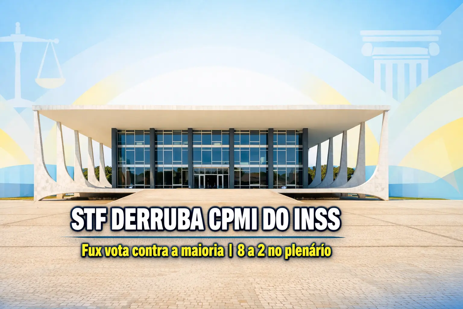 CPMI do INSS Encerrada pelo STF – Fux Usa Precedente das Fake News e Perde