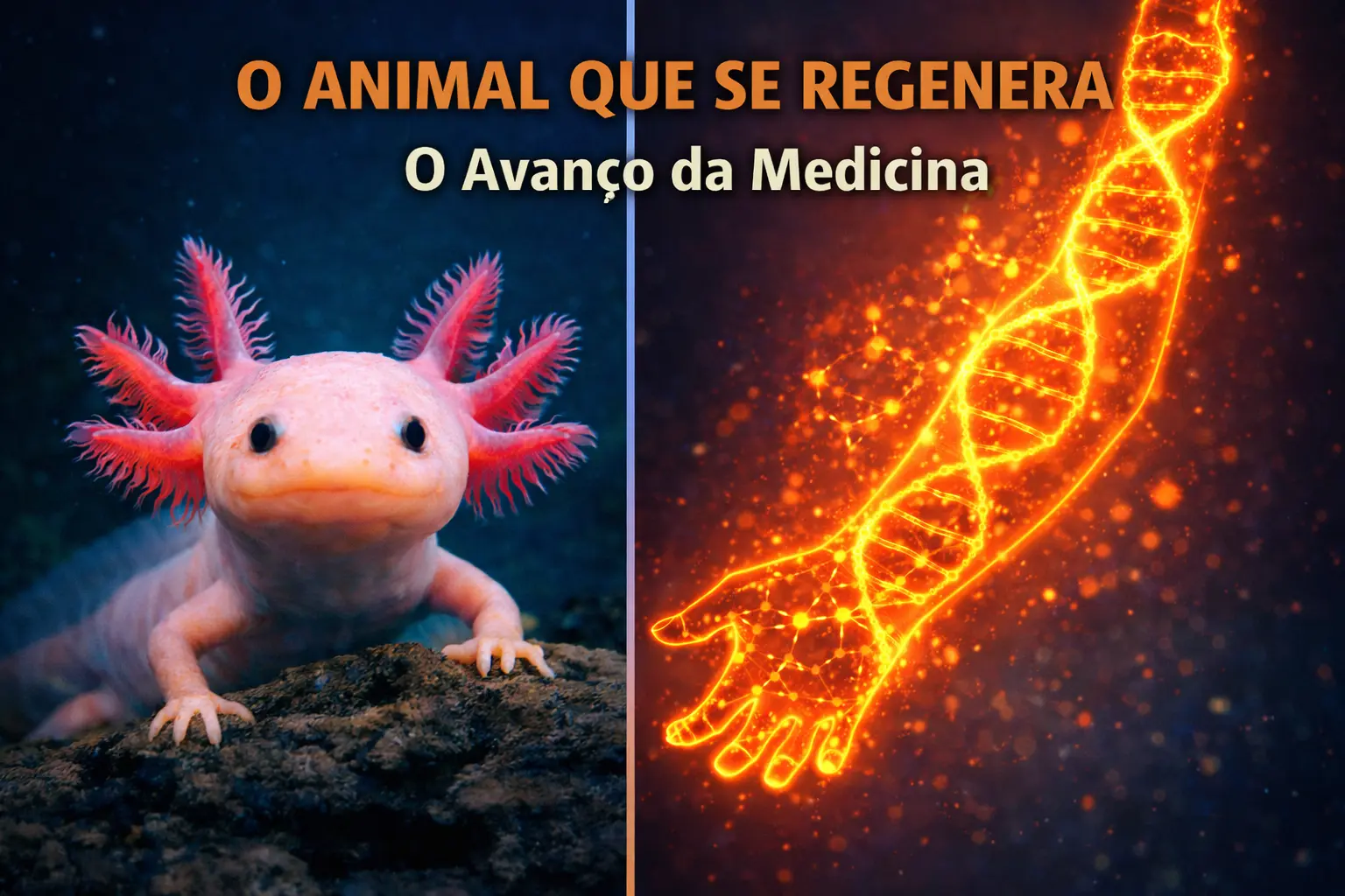 Ciência detalha como animal mexicano regenera membros e revela possíveis avanços para humanos
