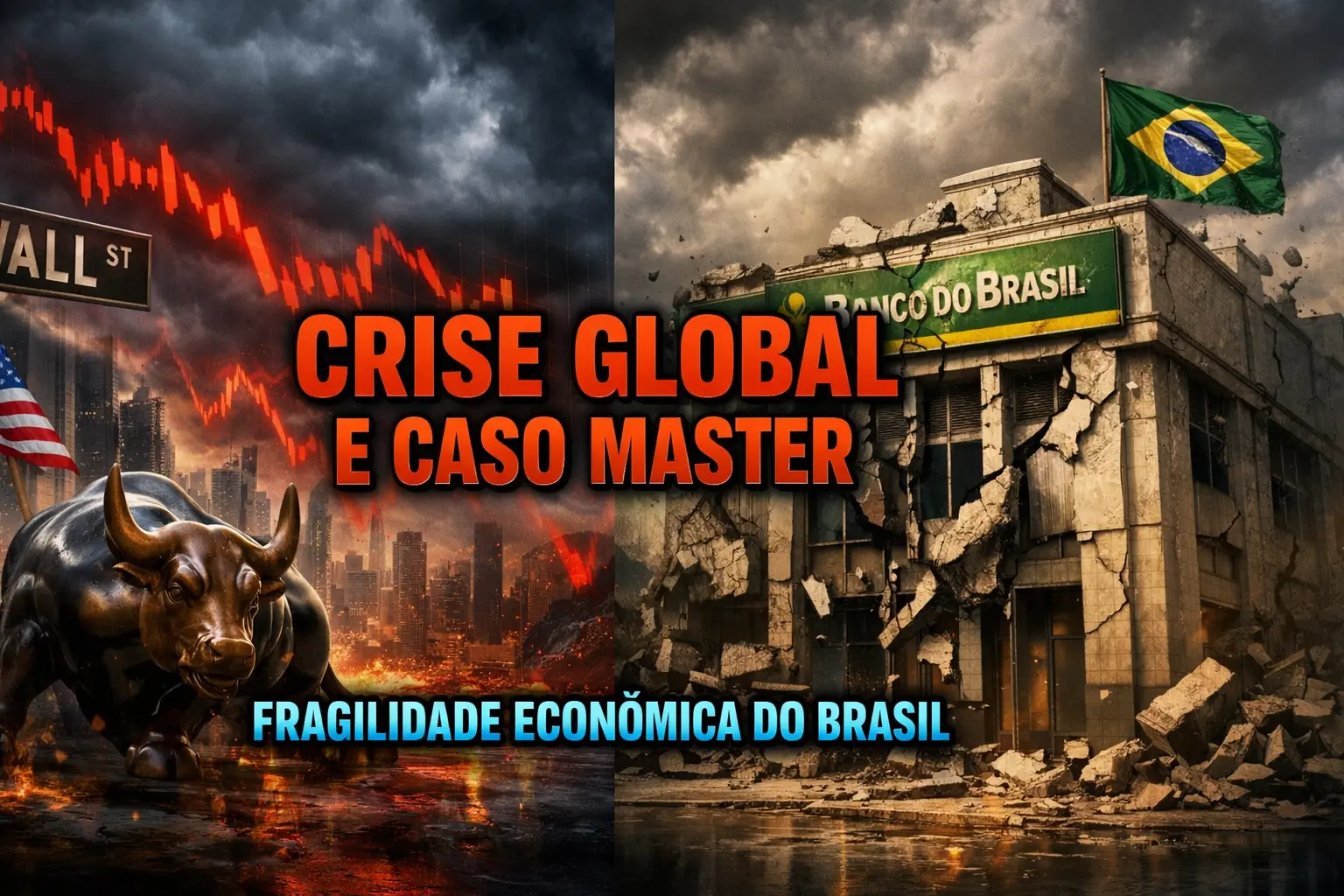 Crise internacional e caso Master elevam riscos para economia brasileira, diz vídeo