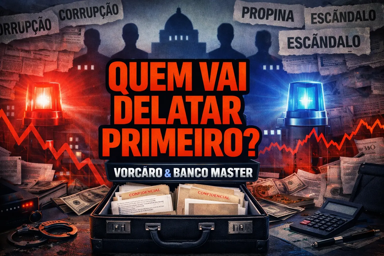 Disputa por delações no caso Master é tema central em vídeo de Deltan Dallagnol