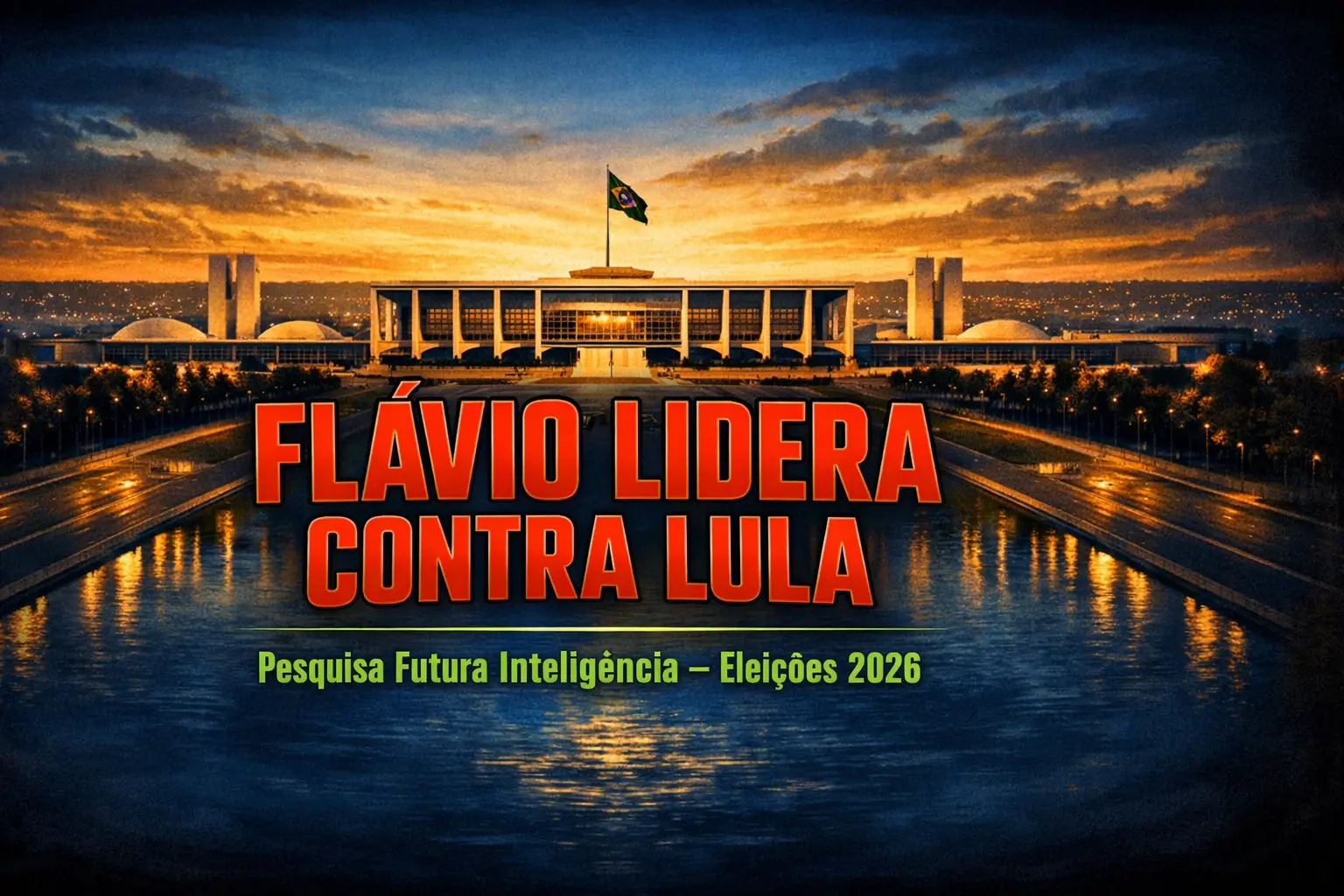 Flávio Bolsonaro lidera intenção de voto contra Lula em simulação para 2026, aponta pesquisa