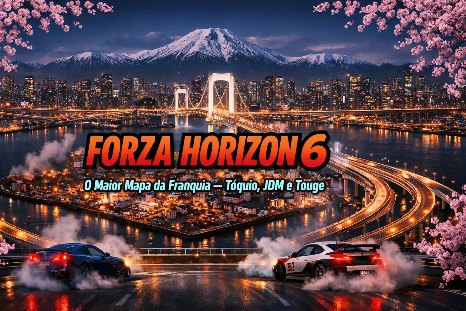 Forza Horizon 6 Revela Tóquio em Detalhes - 4 Distritos, NPC nas Ruas, Daikoku e Corridas de Montanha