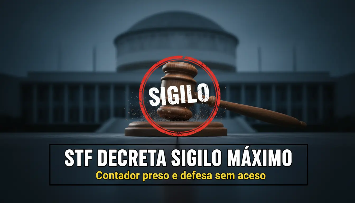 Moraes Impõe Sigilo Máximo à Investigação da Receita Federal e do COAF – O Caso do Contador Preso