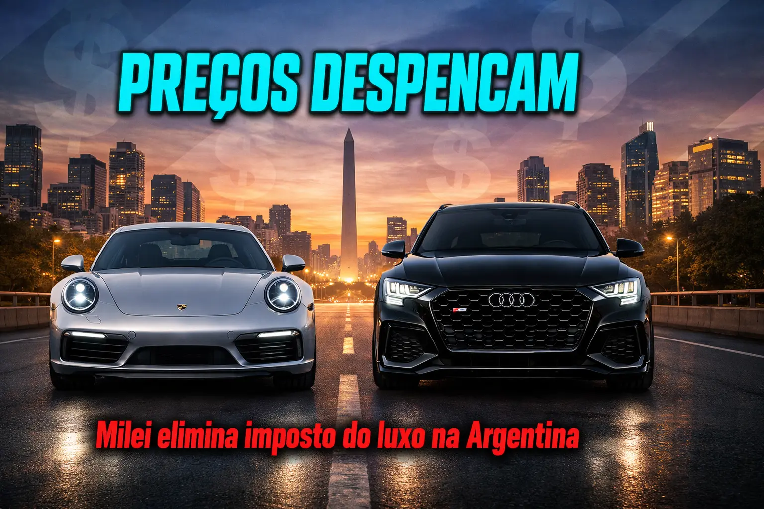 Redução de impostos na Argentina reduz preço de carros de luxo