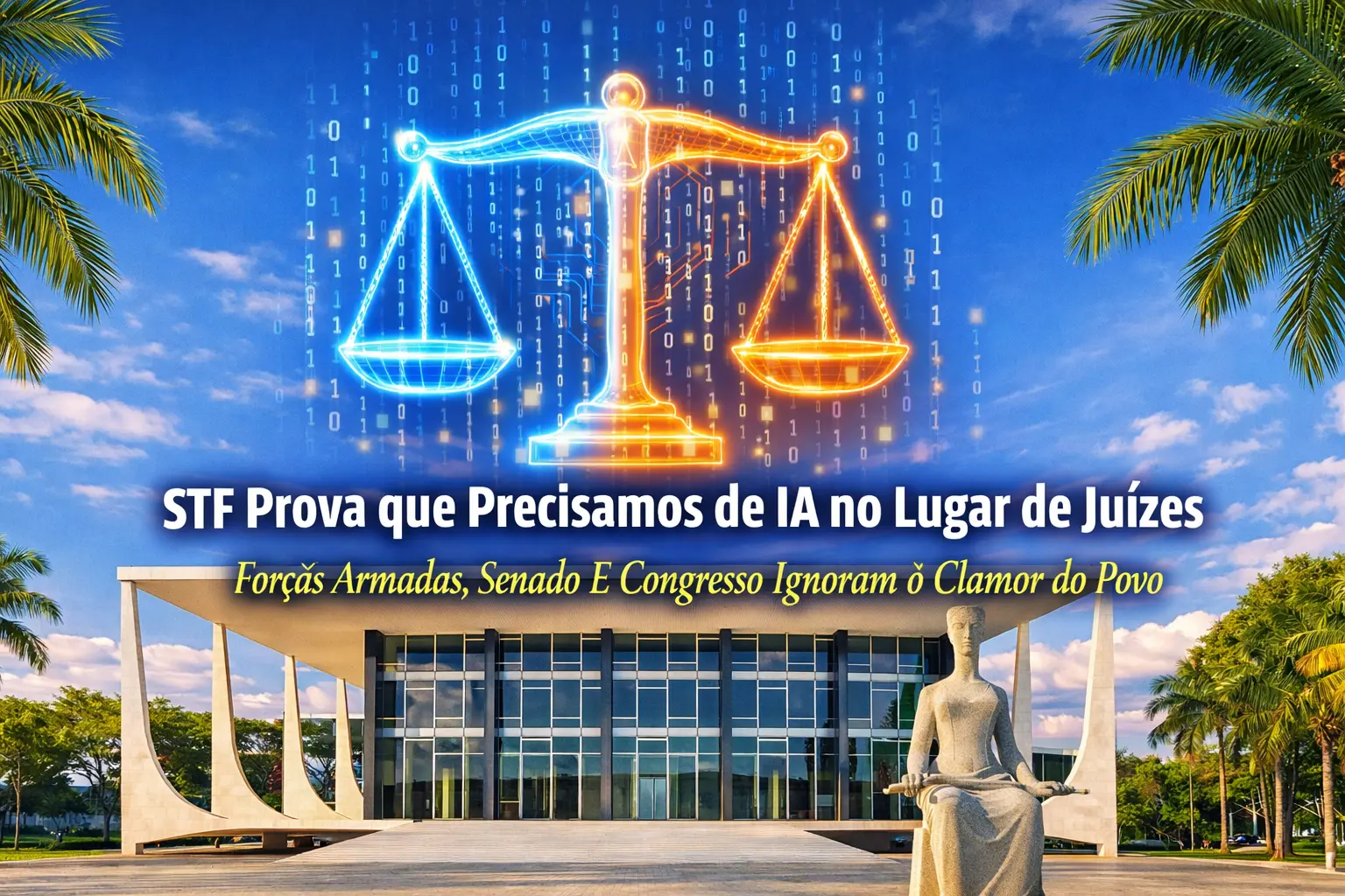 STF Deixa Bem Claro para o Brasil e para o Mundo que Precisamos Repensar a Democracia – IA como Juízes