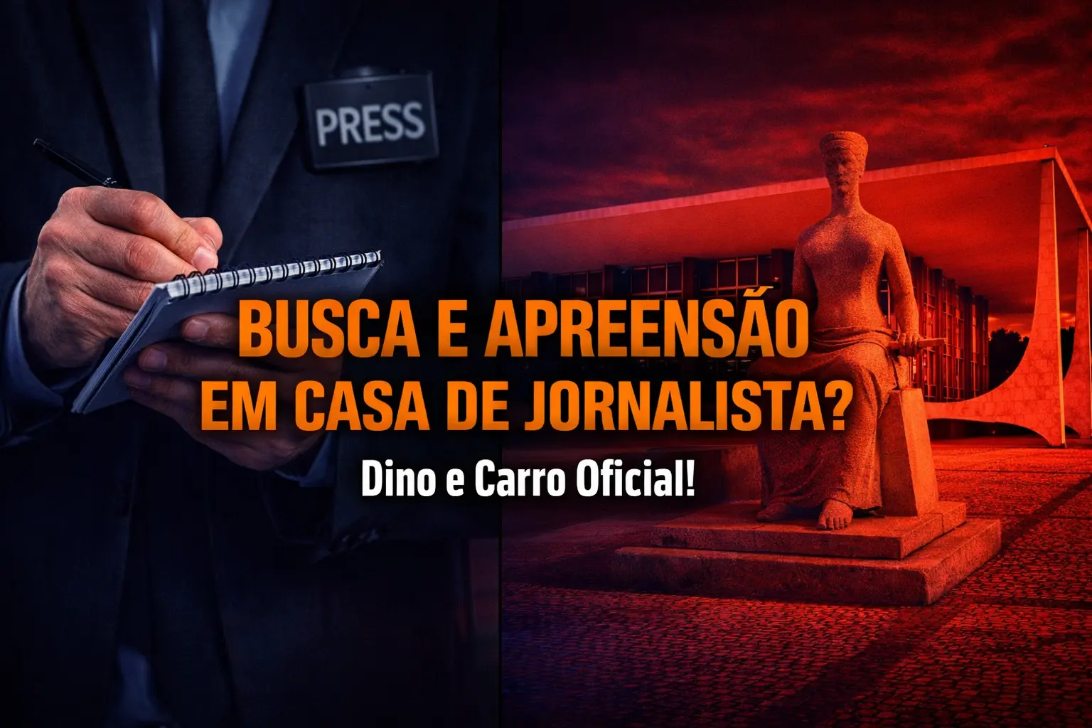 STF realiza busca e apreensão na casa de jornalista após reportagens sobre uso de carro oficial envolvendo família de Flávio Dino
