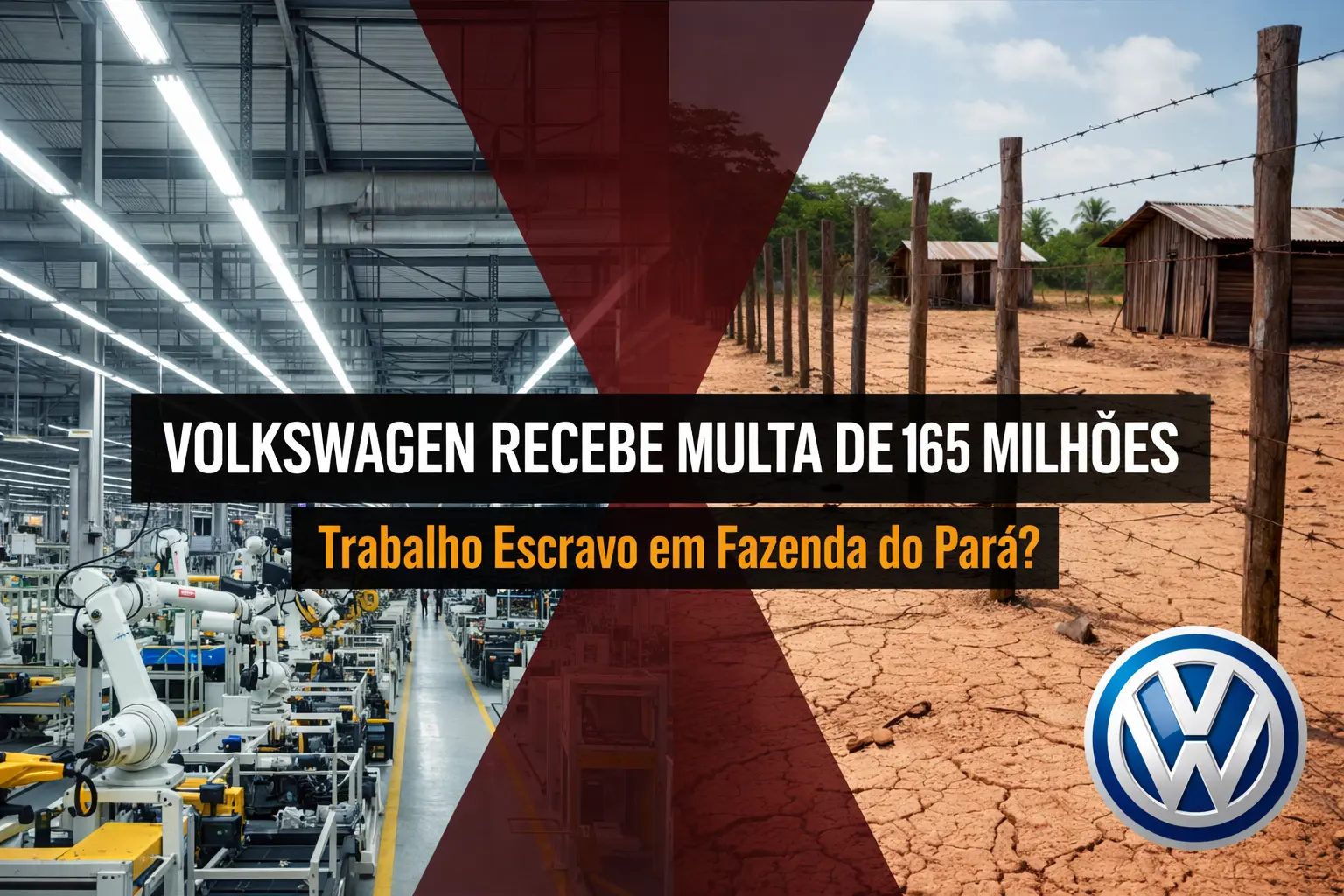 Volkswagen Condenada a R$ 165 Milhões por Trabalho Análogo à Escravidão – O Caso Completo da Fazenda no Pará