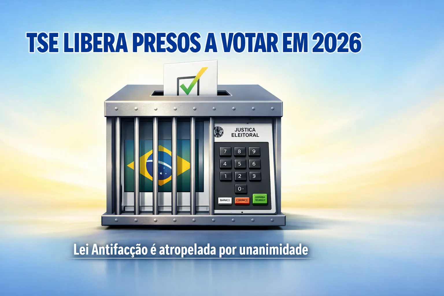 Anualidade Eleitoral – Como o TSE Driblou a Lei Antifacção e Liberou o Voto de Presos