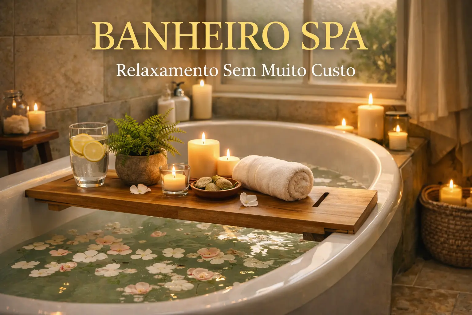 Banheiro Spa em Casa – Como Criar um Refúgio de Bem-Estar Sem Gastar Muito