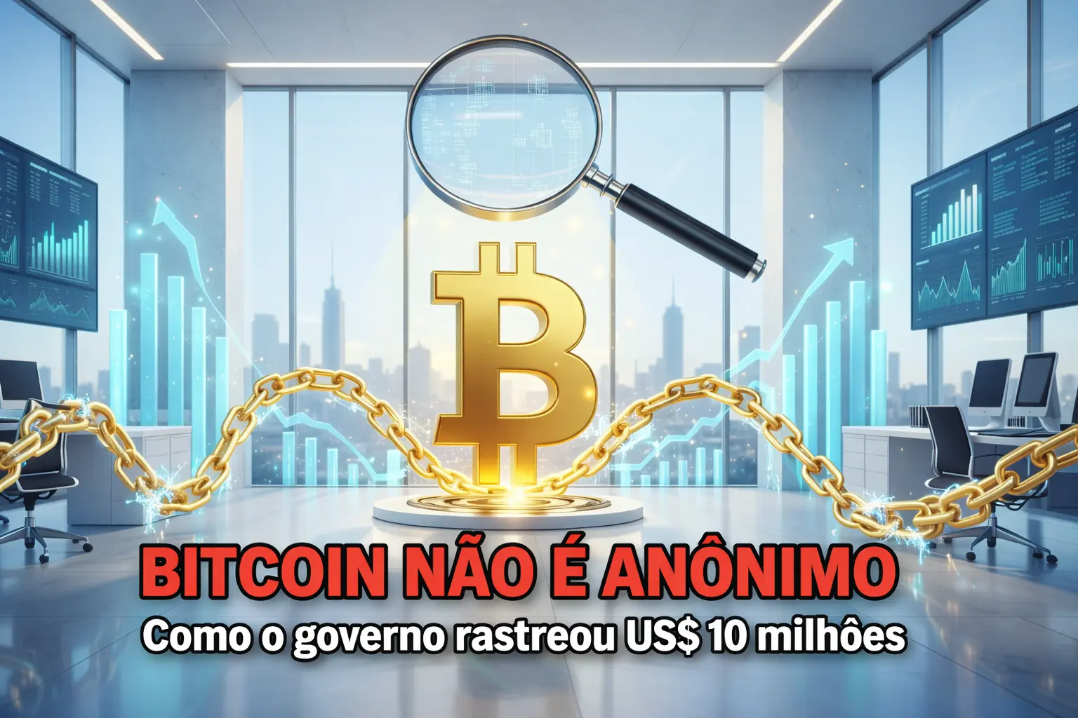 Bitcoin não é Anônimo - Como a Justiça Americana Rastreou US$ 10 Milhões em Criptomoedas Enviados a País Sancionado