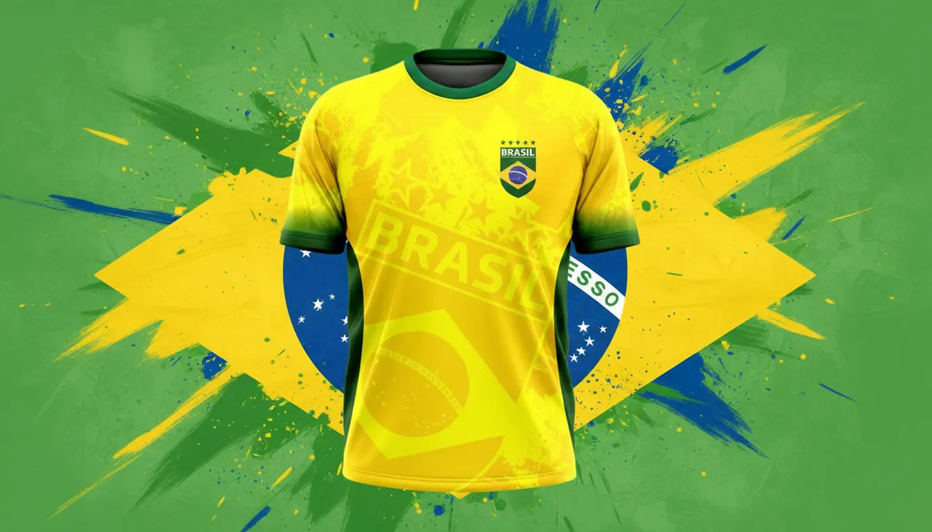 Camisa do Brasil Unissex – Qualidade Dry Premium para Todo Torcedor