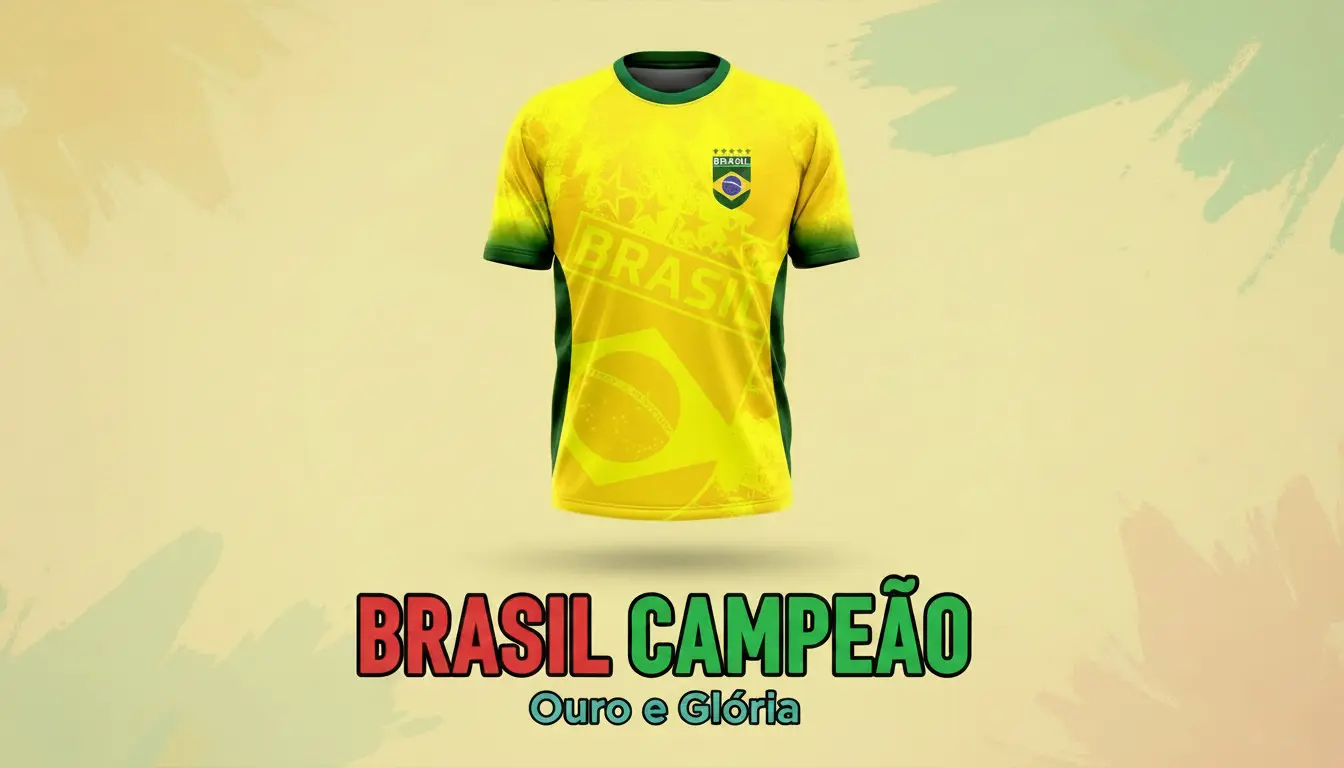 Camisa do Brasil Unissex – Qualidade Dry Premium para Todo Torcedor