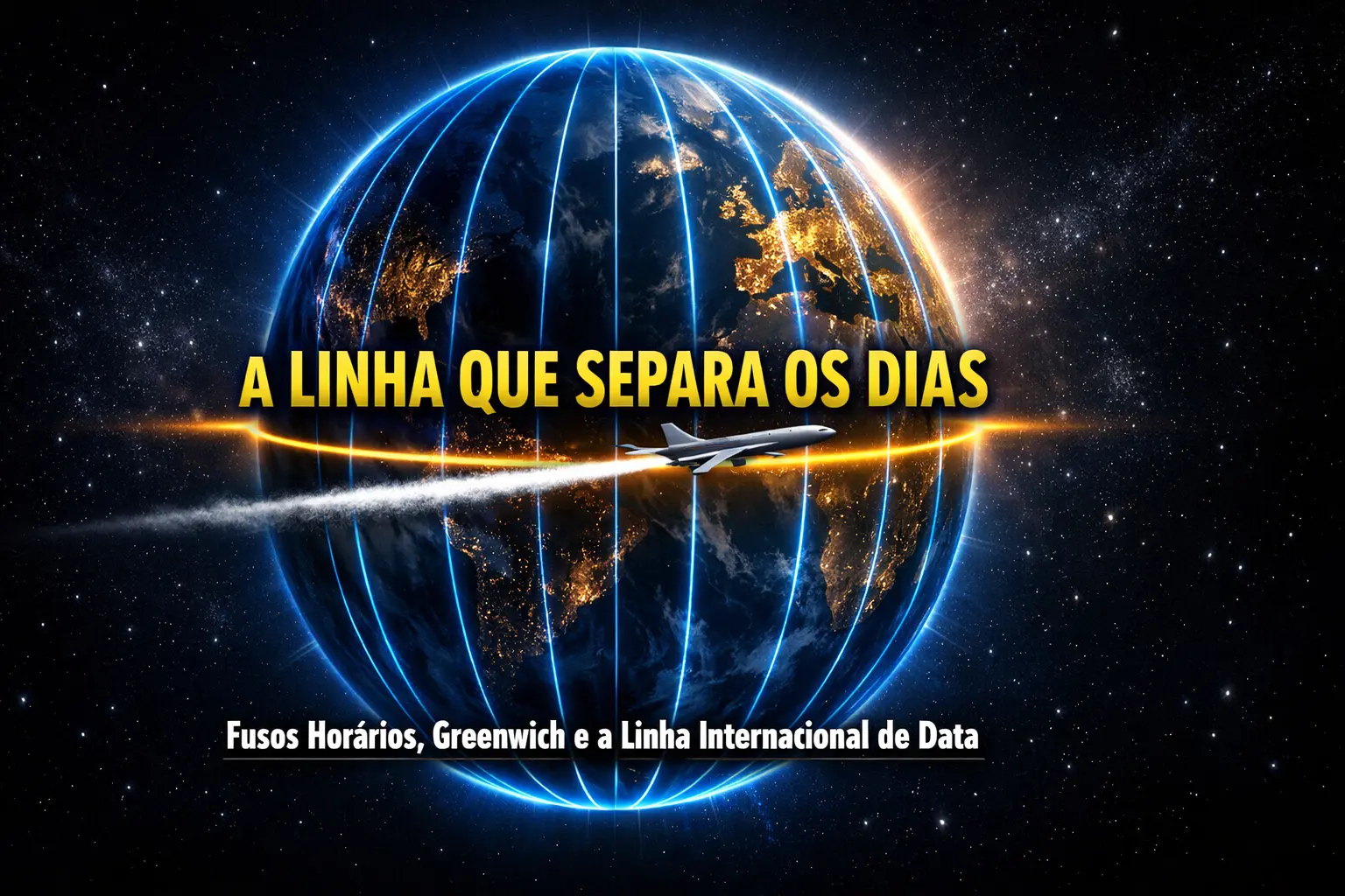 Chegando Antes de Sair É Possível - Entenda tudo sobre Fusos Horários, Greenwich e a Linha Internacional de Data