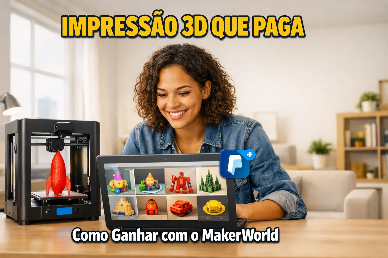 Como Transformar Modelos 3D em Renda Extra com o MakerWorld da Bambu Lab