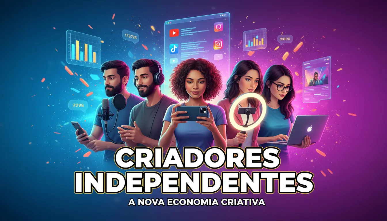 Criadores de Conteúdo Independentes - a nova geração que está reinventando o entretenimento