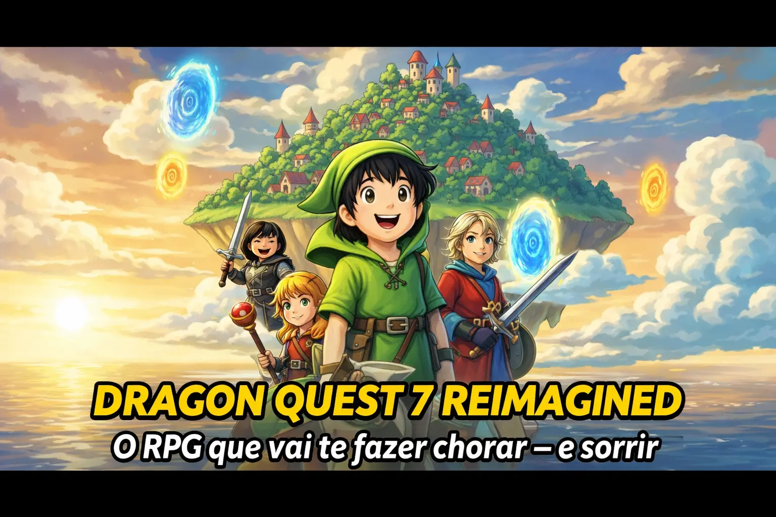 Dragon Quest 7 Reimagined — O Remake que Transformou um Clássico de 100 Horas em uma Obra-Prima Acessível