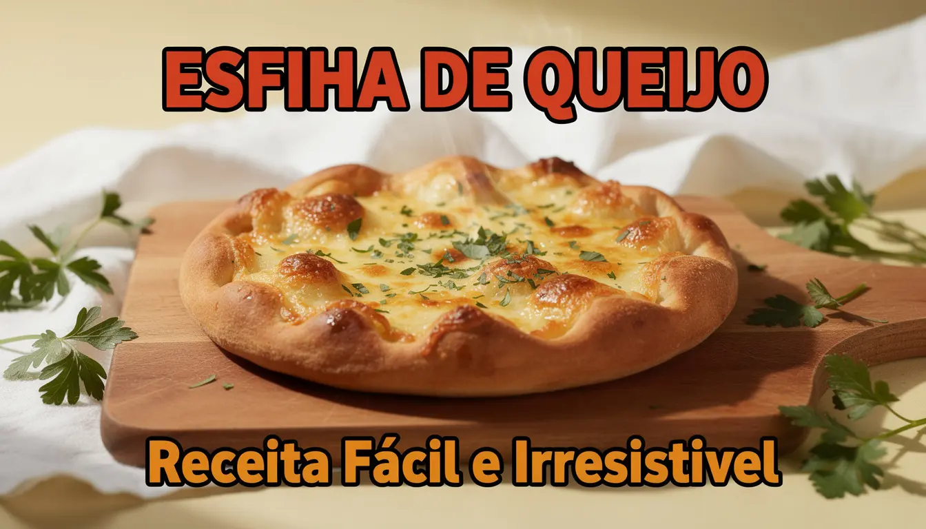 Esfiha de Queijo Aberta - A Receita do Chef José Carlos que Vai Te Surpreender