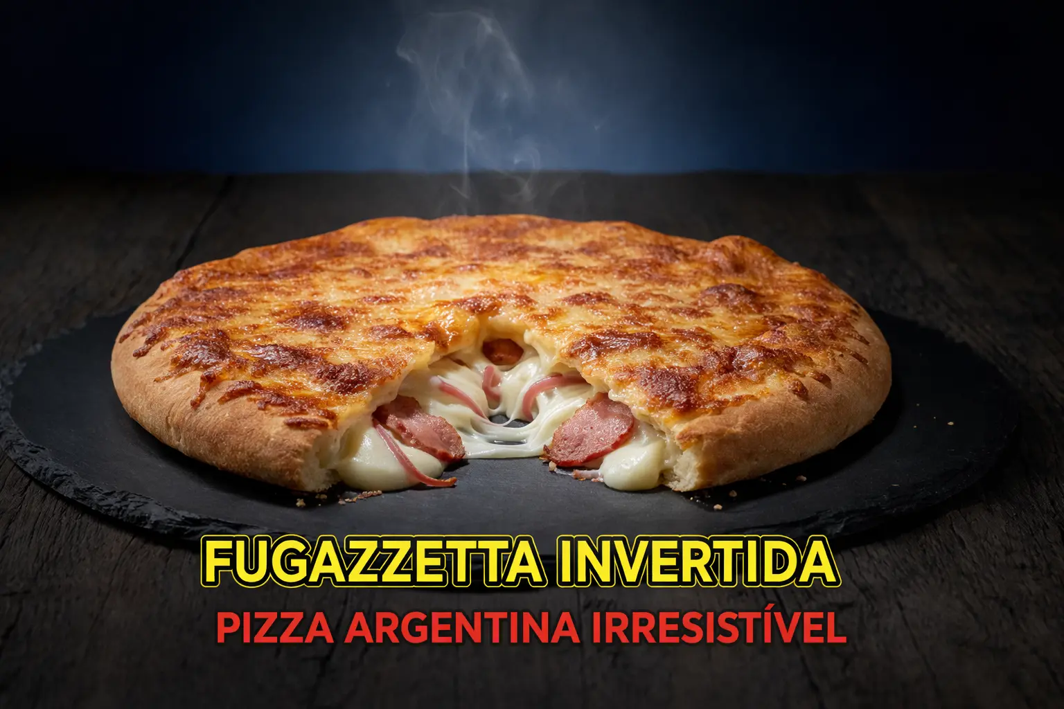 Fugazzetta Invertida - A Pizza Argentina Mais Surreal Para Fazer em Casa