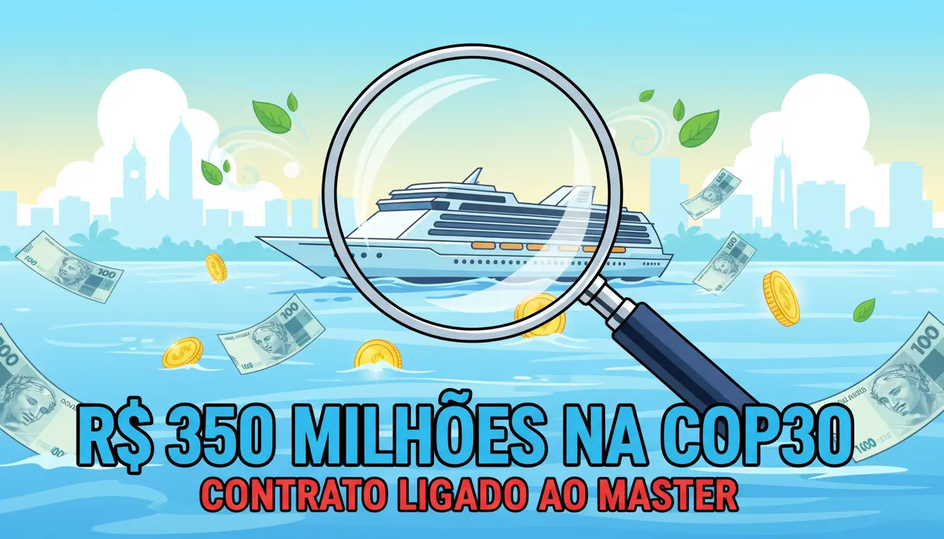 Governo Lula Pagou R$ 350 Milhões a Empresa de Sócio de Vorcaro para Hospedar Delegações da COP30