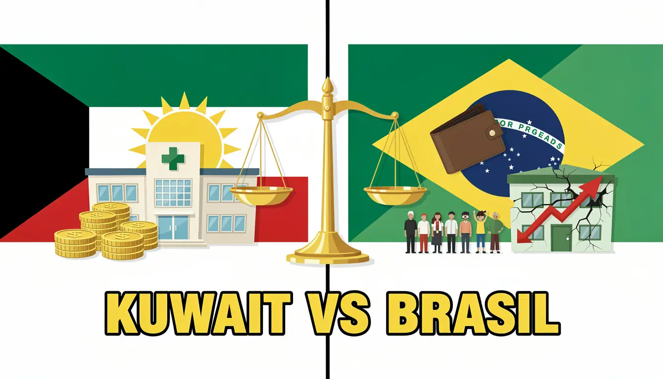 Kuwait vs Brasil - Comparando com os Melhores do Mundo - Parte I - O Espelho Que o Governo Não Quer Que Você Veja