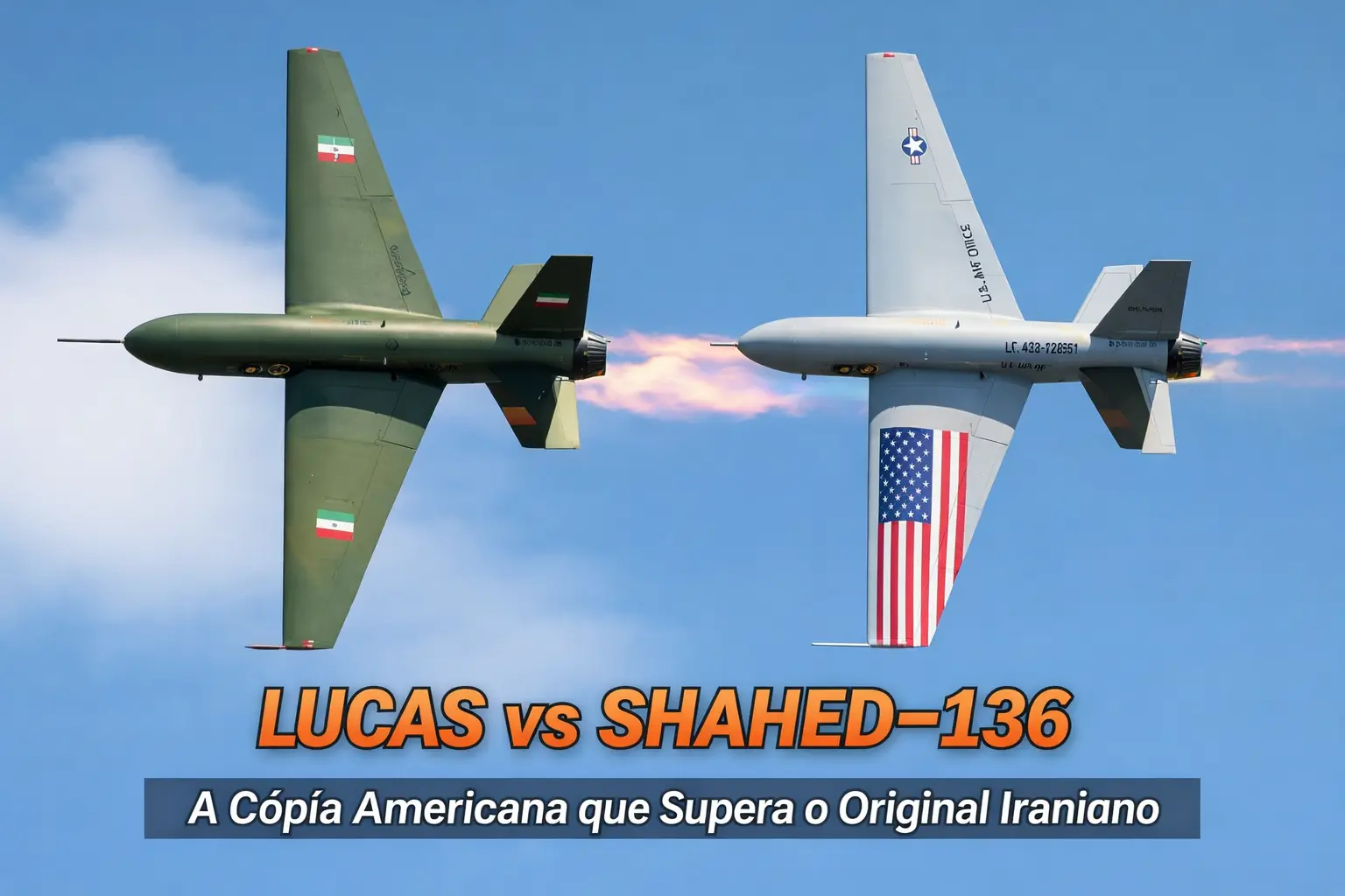 LUCAS vs Shahed-136 – Por Que os EUA Copiaram o Drone Kamikaze Iraniano — e o Tornaram Ainda Mais Letal
