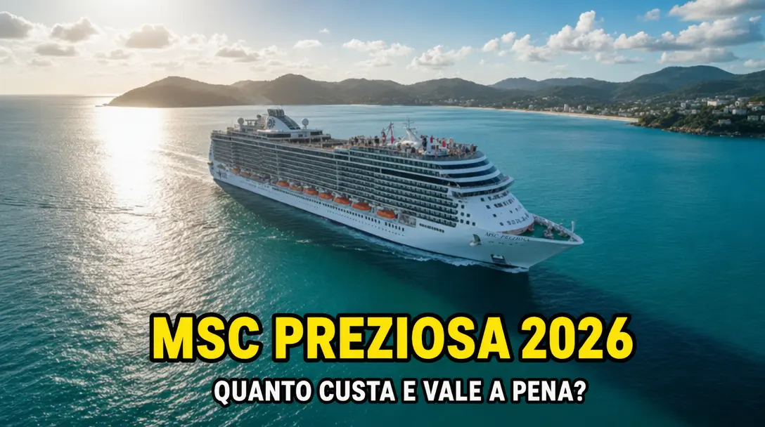 MSC Preziosa — O Cruzeiro Mais Famoso do Brasil em 2026 — Roteiros, Preços e Como Economizar