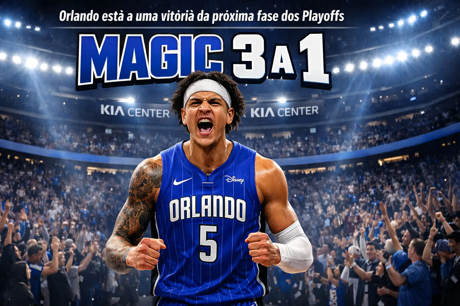 Magic Segue Imparável - Vitória por 94 a 88 sobre Pistons Coloca Orlando Perto da Semifinal