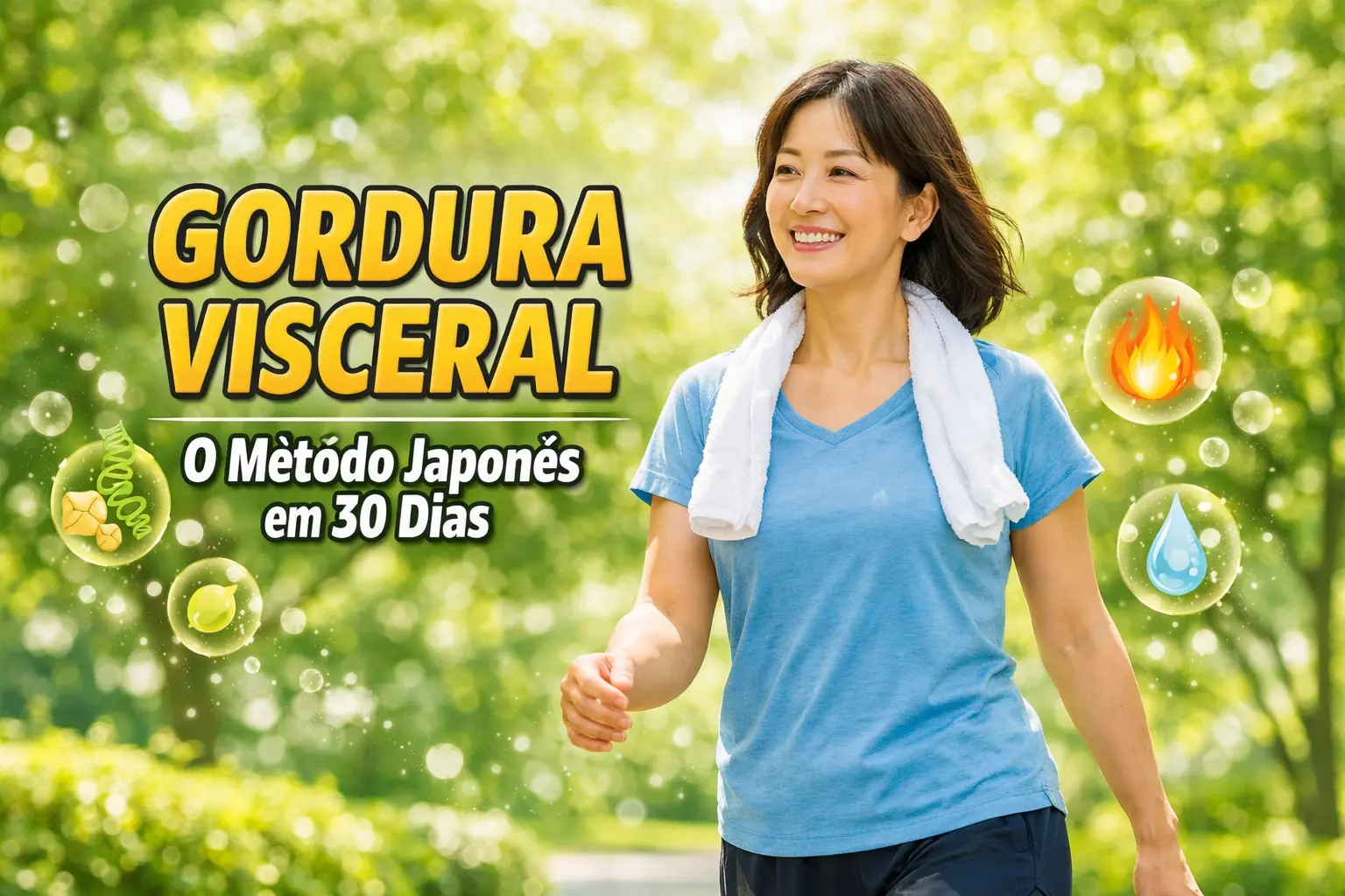 Método Japonês Contra Gordura Visceral - Ritmo Alimentar, Movimento e Sono que Mudam o Metabolismo