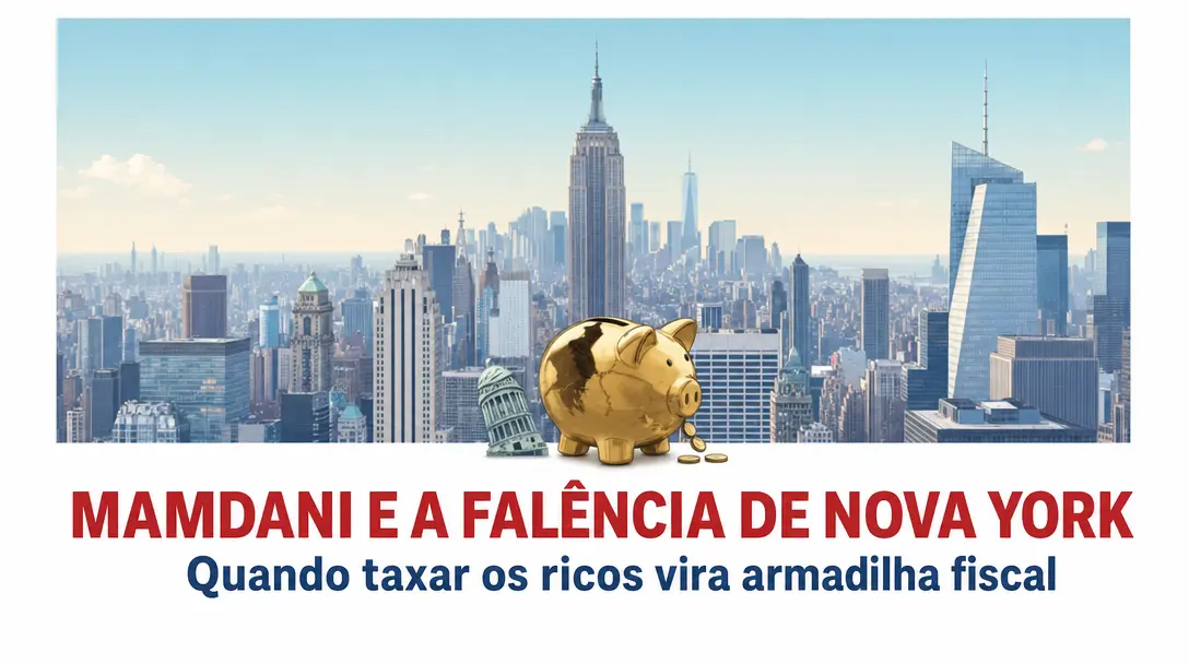 Nova York em Colapso Orçamentário - Mamdani Recua, Pede Socorro a Hochul e Estuda Novos Impostos para os Pobres