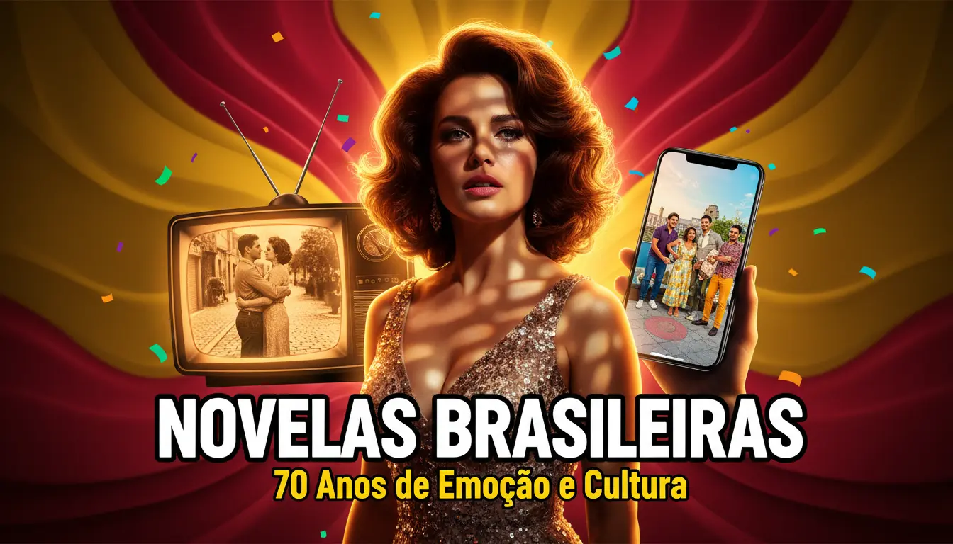 Novelas Brasileiras – Da TV Tupi ao Globoplay — 70 Anos de Emoção, Audiência e Identidade Nacional
