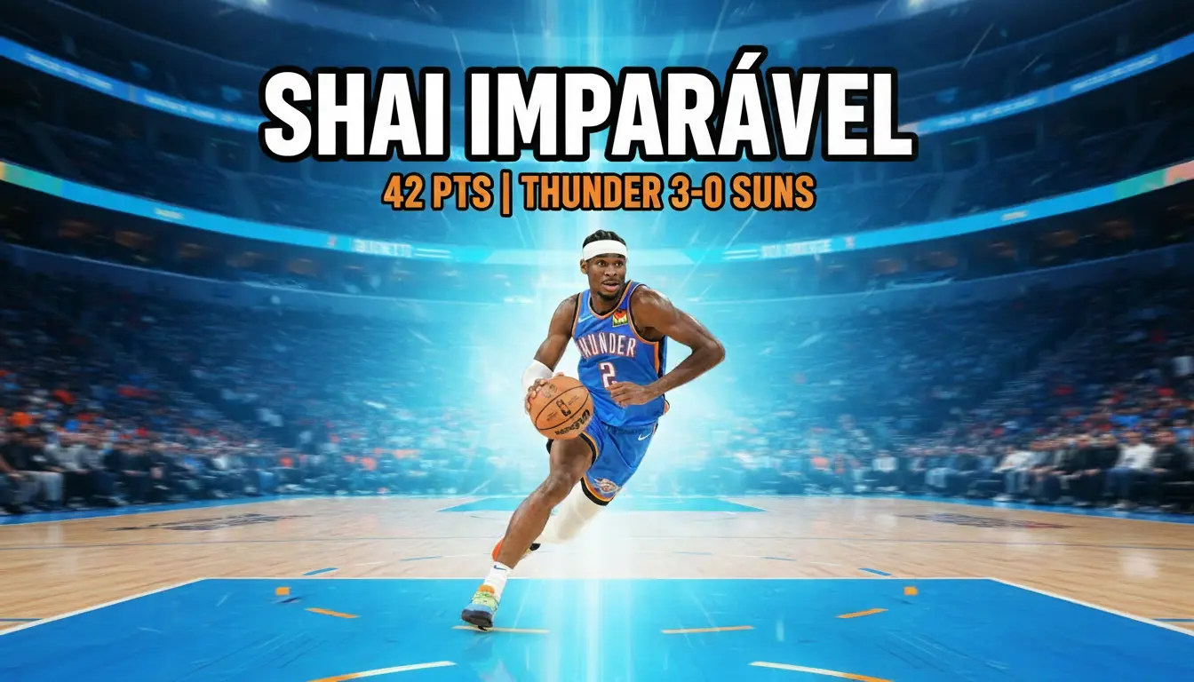 Oklahoma City na Beira do Sweep - Shai Gilgeous-Alexander Destrói os Suns no Jogo 3