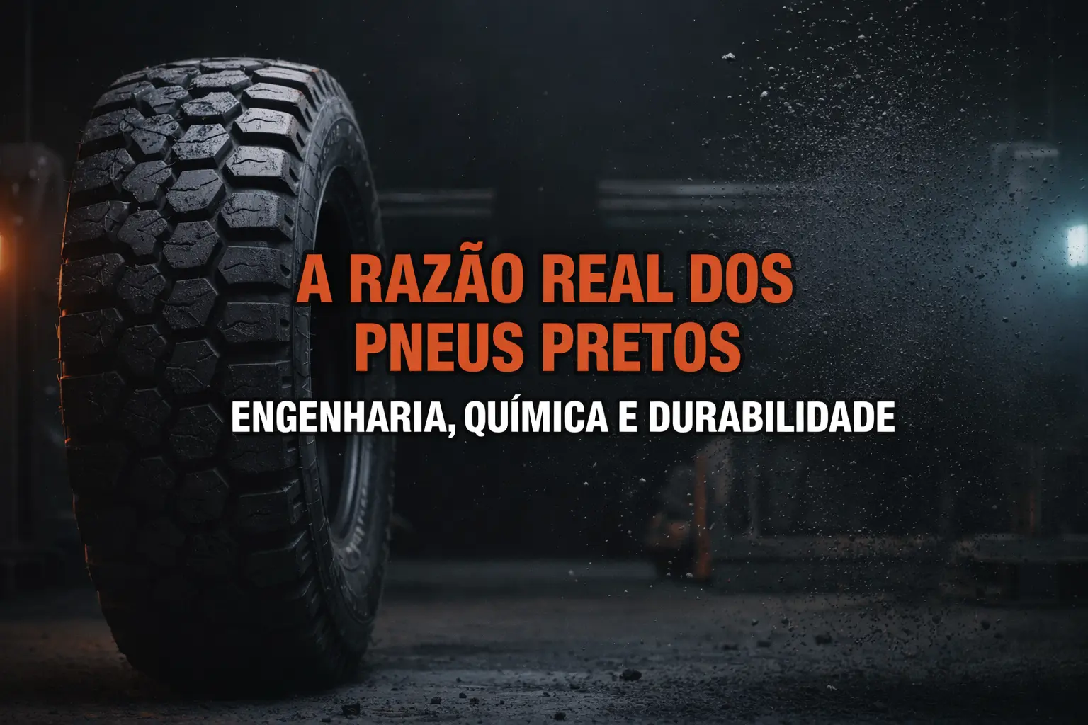 Por Que Todo Pneu é Preto? A Resposta Está em um Simples Pó de Carbono