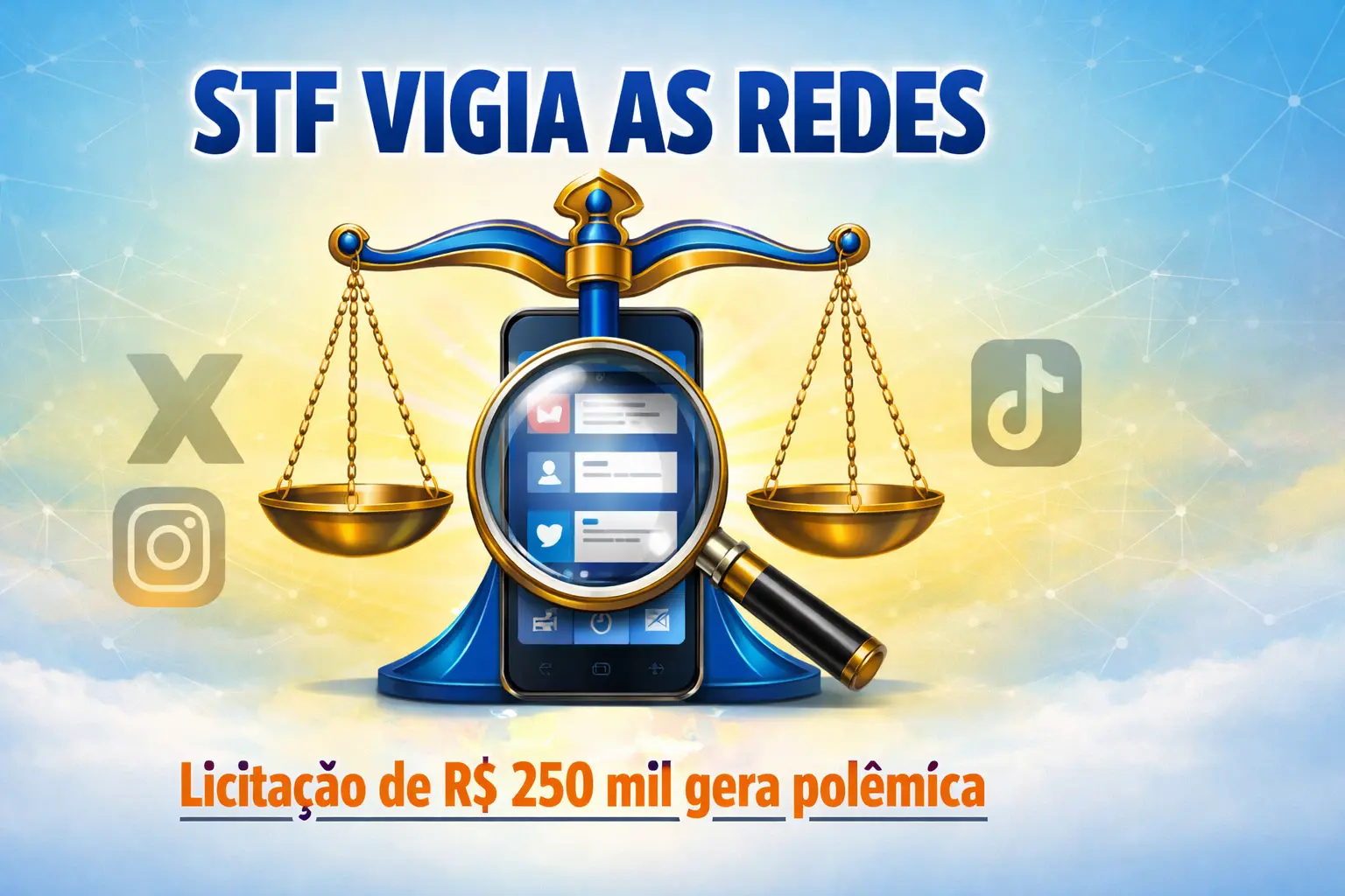 STF Abre Licitação de R$ 250 Mil para Monitorar Redes Sociais e Reacende Debate sobre Liberdade de Expressão