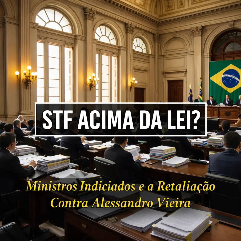 STF Acima da Lei? Ministros Indiciados pela CPI do Crime e a Retaliação Contra Alessandro Vieira
