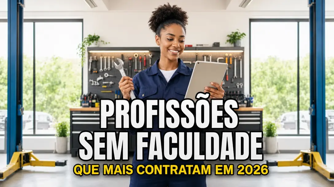 Sem Faculdade e Ganhando Bem - 12 Profissões Técnicas com Alta Demanda no Mercado Brasileiro em 2026